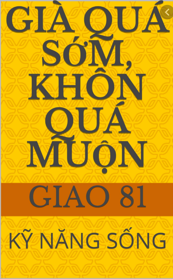 Già quá sớm, khôn quá muộn -Gordon Livingston